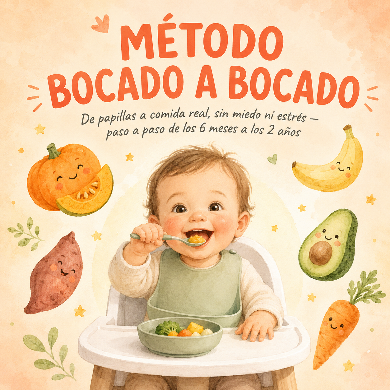 Metodo Bocado a Bocado - Kit completo para tu Bebé (+ 6 meses a 2 años)